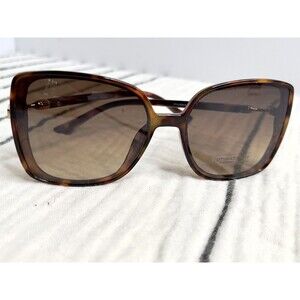 Vince Camuto Womens Brown Tortoise Sunglasses VC963